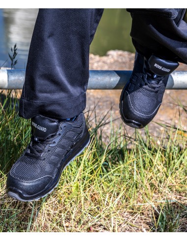 R-R456X-All Black Safety Trainer